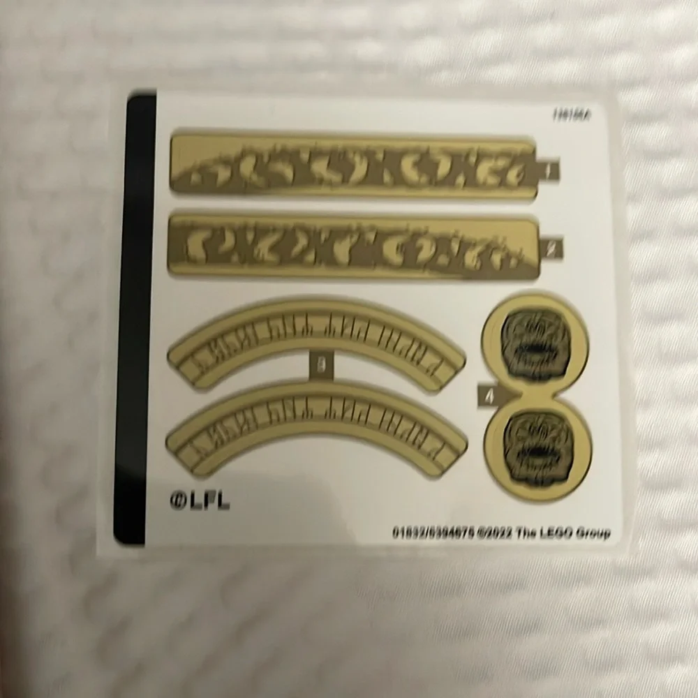 LEGO 75326 Boba Fett's Throne Room Manual Only And Sticker See photos for wear